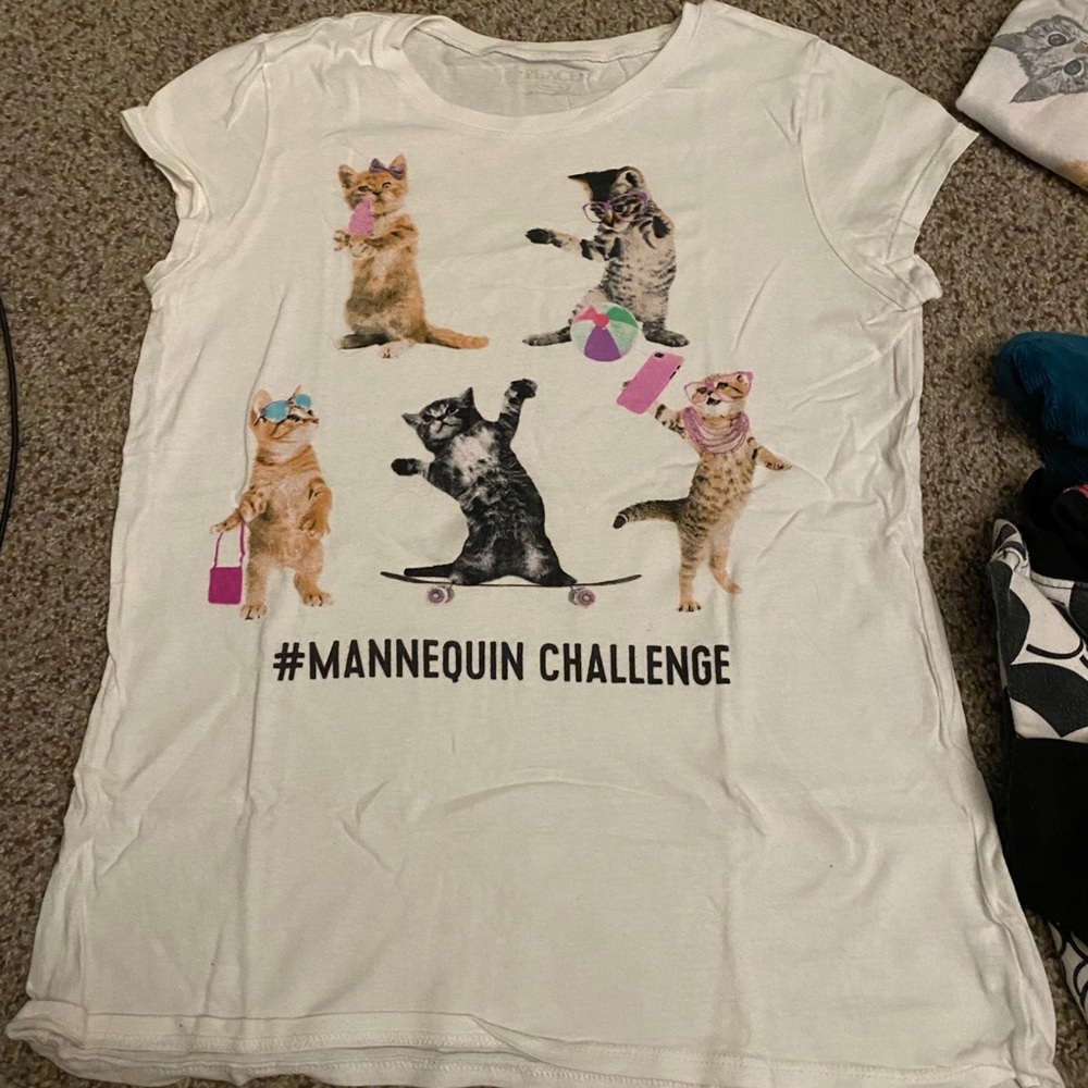 Girls Cat Shirt